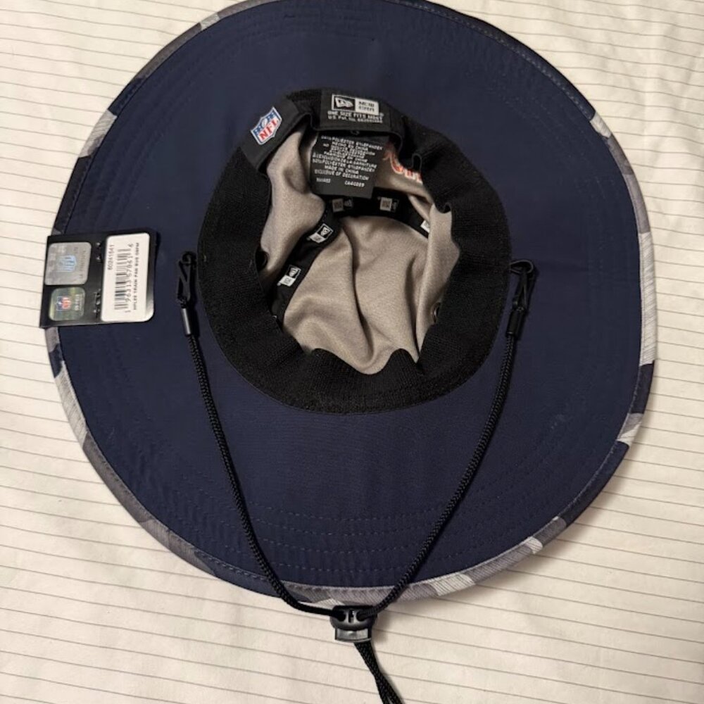 NWT NFL Camo Chicago Bears Training Camp‎ Panama Bucket Hat - Picture 3 of 4